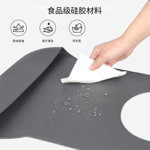 Babero de silicona para adultos, de grado alimenticio, a prueba de fugas, 3D, impermeable, para la alimentación y cuidado de personas mayores - Product Image 3