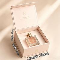 Boîte cadeau magnétique de luxe écologique personnalisée avec ruban, forme de livre, impression quadricolore, logo personnalisé pour ensembles de bijoux et de parfums