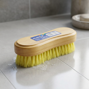 KLEEN up Handheld Wooden Floor <b>Brush</b> with Soft Bristles for Floor Cleaning [Code 0611] - Product Image 2