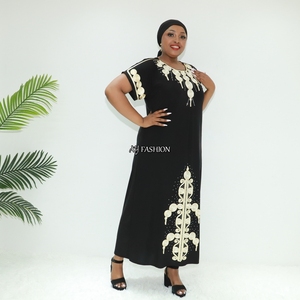 Vêtements islamiques abaya golfe brodé JB2125F Congo robe musulmane robe musulmane - Product Image 3