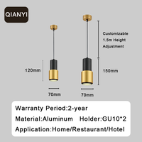 Lustre suspendu LED moderne de style nordique pour hôtel, salon, salle à manger, cuisine, îlot central, éclairage économique