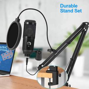 Microphone <span class=keywords><strong>micro</strong></span> USB pour PC Gaming Karaoké Skype & YouTube Enregistrement Métal et plastique bon marché - Product Image 3