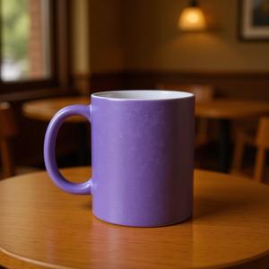 Taza de Cerámica Personalizada de 11 oz con Acabado Mate, Color Sólido, con Asa, para Regalos y Obsequios - Product Image 4