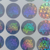 Feuille d'autocollant d'hologramme de conception libre de haute sécurité 3d anti faux logo d'autocollant d'hologramme 3d