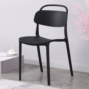 Muebles modernos para comedor Silla de plástico Restaurante barato Ocio Café Silla de plástico para comedor apilable - Product Image 4
