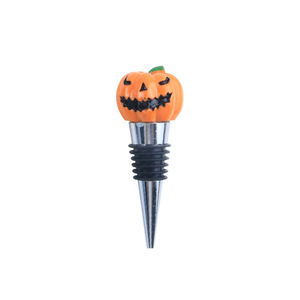 Pumpkin Wine <b>Stopper</b> Plastic Halloween Vacuum <b>Bottle</b> <b>Stopper</b> Fun Resin Decorative - Product Image 3