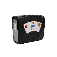 Kompresor Udara Mobil Portabel 12V DC Bahan ABS Monitor Tekanan Ban Pengukur Tekanan Digital 100psi Lampu LED Pengisi Angin Ban