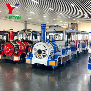 Treno turistico elettrico senza tracce da 42 passeggeri a basso prezzo-giro turistico per adulti e bambini per parco divertimenti, vendita calda - Product Image 4