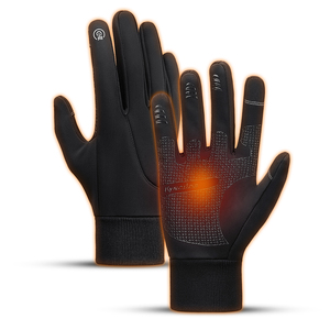 Gants <span class=keywords><strong>de</strong></span> <span class=keywords><strong>ski</strong></span> d'hiver, écran tactile, imperméables, coupe-vent, chauds, pour la moto, la motoneige, en polyester - Product Image 1