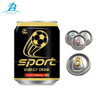 250ml 알루미늄 스터비 에너지 음료 뚜껑이있는 병 뚜껑 뚜껑 뚜껑 뚜껑 뚜껑 뚜껑 뚜껑 뚜껑 캡 & 클로저 음료 제조