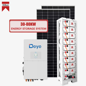 Systèmes solaires hybrides complets 10 kW, 20 kW, 30 kW, 50 kW avec batteries pour installation domestique sur toit, système solaire hybride hors réseau - Product Image 1