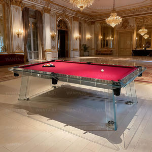 Table de billard en verre de cristal moderne de luxe 8 pieds 9 pieds Nouveau design Table de billard à domicile à la mode Table de billard en verre de luxe pour la <span class=keywords><strong>maison</strong></span> - Product Image 5