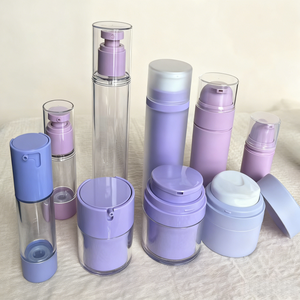 Flacone Airless in Plastica con Pompa per Cosmetici, Siero, Lozione, Spray, 30ml 50ml 100ml 150ml, Tappo Rotondo in PP AS PS - Product Image 3