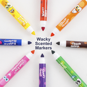 Xin Bowen 8 pièces Stylo marqueur <span class=keywords><strong>Crayon</strong></span> aquarelle Lavable Non toxique Parfumé <span class=keywords><strong>Pinceau</strong></span> artistique <span class=keywords><strong>pour</strong></span> enfants - Product Image 2