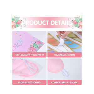 <strong>Unicorn</strong> Birthday <strong>Party</strong> Poster Children's Blindfold Game Pin the Horn on the <strong>Unicorn</strong> <strong>Party</strong> <strong>Supplies</strong> Photo Props - Product Image 4