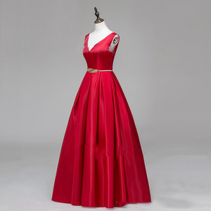 S2643R nuovo <span class=keywords><strong>abito</strong></span> <span class=keywords><strong>da</strong></span> sera con scollo a V stile Sexy a vita piccola e sottile <span class=keywords><strong>da</strong></span> <span class=keywords><strong>cerimonia</strong></span> per adulti monospalla - Product Image 4