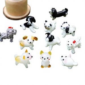 Adorno de cristal de perro pequeño estilo japonés: Teddy, Corgi, Shiba Inu, Pomeranian. Decoración creativa de dibujos animados esmaltada. - Product Image 4