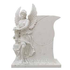 Sculpture funéraire en pierre de Père-Lachaise, statue de femme en marbre pour la décoration - Product Image 2