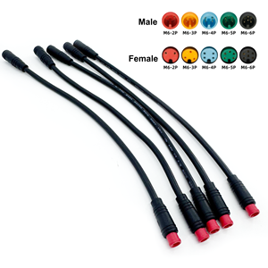 Custom IP67 Waterproof Cable M6 M8 Connector UL2464 24AWG 2/3/4/5/6 Pin 300V Wiring Cable Harness for Outdoor LED Lights Cameras - Product Image 2