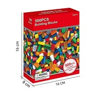 Kit de Juguetes Electrónicos DIY, 500 Piezas, Bloques de Construcción Clásicos de Plástico Compatibles con las Principales Marcas, Juego de 300 Bloques de Construcción Básicos