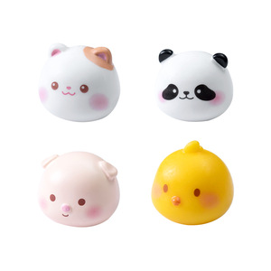 Décorations de bureau en résine pour miniatures de paysages - Têtes d'animaux mignonnes (Panda et Lapin) - Accessoires de jardinage DIY - Product Image 5