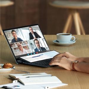 อะไหล่แท้สำหรับแล็ปท็อป <span class=keywords><strong>ASUS</strong></span> <span class=keywords><strong>ZenBook</strong></span> <span class=keywords><strong>Duo</strong></span> UX8402 I9-13900H 16G 1TB RTX4050  หน้าจอสัมผัสคู่ขนาด 14.5 นิ้ว ระบบปฏิบัติการ Win11 สำหรับธุรกิจ ความละเอียด 2.8k 120Hz - Product Image 5