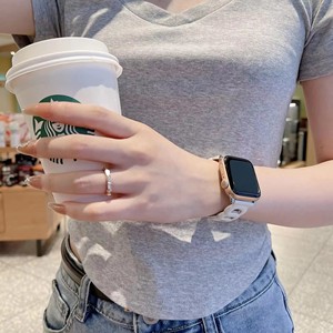สายนาฬิกาหนังแท้จากโรงงานสำหรับ <span class=keywords><strong>Apple</strong></span> <span class=keywords><strong>Watch</strong></span> สายรัดข้อมือหนังแบบหัวเข็มขัดสำหรับผู้หญิง ขายดี จัดส่งเร็วจากโรงงาน - Product Image 6