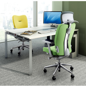Modern Design <b>High</b> <b>Back</b> <b>Office</b> <b>Chair</b> with Heated Fabric Headrest Factory Direct Joint-Technology Made Material - Product Image 2