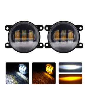 Luces antiniebla LED de doble color de 4 pulgadas y 30W, luces de 12/24W y 30W para Grant FL <span class=keywords><strong>Lada</strong></span> Vesta <span class=keywords><strong>Lada</strong></span> Khrey 21214 <span class=keywords><strong>Niva</strong></span> Urban para <span class=keywords><strong>Renault</strong></span> Logan - Product Image 3