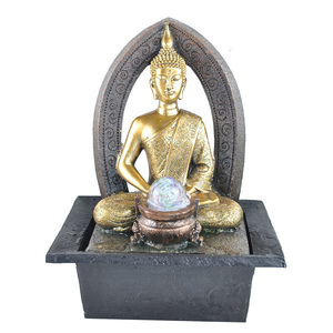 <span class=keywords><strong>Fontaine</strong></span> à eau <span class=keywords><strong>d</strong></span>écorative en forme de bouddha, pour l'intérieur et l'extérieur - Product Image 1