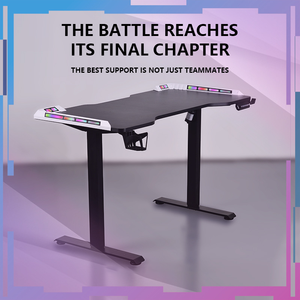 Nhà máy tùy chỉnh RGB thông minh tự động điện Chiều cao có thể điều chỉnh PC máy tính eSports bàn <span class=keywords><strong>Ergonomic</strong></span> chơi game bảng - Product Image 2