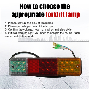 12V -<span class=keywords><strong>80V</strong></span> luz trasera Led montacargas luz trasera lámpara de giro 220*54mm 220/12-<span class=keywords><strong>80V</strong></span> (* 54*28) luz trasera utilizada para montacargas - Product Image 3