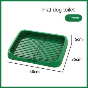 Toilette pour chien anti-écrémage, avec cadre en maille d'acier inoxydable, bac à litière et urinoir pour chiens de petite et moyenne taille - Product Image 5
