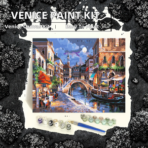 Pintura por Números Profesional en Lienzo de Algodón, Acrílico y Óleo, 40*50, Paisaje de la Ciudad de Venecia, Estilo Europeo Clásico <span class=keywords><strong>para</strong></span> Adultos - Product Image 2