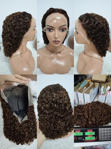 Promoción Letsfly: Pelucas Rizadas Birmanas de 45$ 10A 14 16 Pulgadas 13x4 con Frente de Encaje, Colores Disponibles, Cabello Virgen Natural 100% Humano 200g - Product Image 4