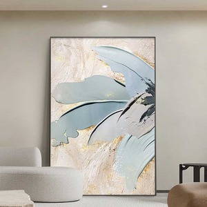 Pintura al Óleo Moderna Personalizada de Estilo Art <span class=keywords><strong>Deco</strong></span>, con Marco de Madera y Aluminio, para Colgar en la Sala de Estar, Decoración de Pared para Bodas - Product Image 1