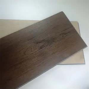 Système de clic insonorisé ignifuge planche de vinyle revêtement de sol en feuille de pvc emboîté planche de vinyle plancher en pvc de luxe revêtement de sol en spc