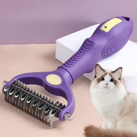Outil professionnel de toilettage pour chiens et chats pour éliminer les poils emmêlés et bouclés