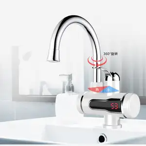 Kleine Küche 220V LED digitalen Instant-Warmwasser bereiter Wasserhahn Kunststoff elektrische Instant-Warmwasser bereiter Wasserhahn