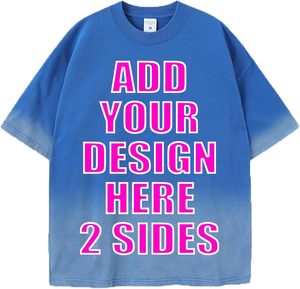 เสื้อยืดคอตตอนถักทรงโอเวอร์ไซส์ ระบายอากาศได้ดี ไม่ยับ สำหรับผู้ชายและผู้หญิง พิมพ์ลายดิจิทัล ปรับแต่งได้ น้ำหนัก 250 กรัม ผลิตตามสั่ง - Product Image 2
