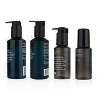 Flacons cosmétiques en plastique vides de 100 ml pour lotion liquide, pompe, matériau recyclable, logo personnalisé, emballage pour sérum de soin de la peau, crème pour le visage