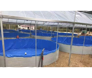 Vasche di piscicoltura per pesci Dia 10m di altezza 1.45m altre attrezzature per acquacoltura per allevamento ittico - Product Image 5