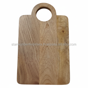Tabla para cortar queso de madera de acacia con herramienta Rectangular de madera al por mayor Juego de tabla para queso Cuchillo para queso de acero inoxidable - Product Image 1