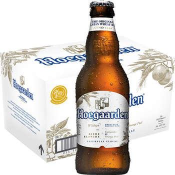 Чехол для белой бутылки пива Hoegaarden