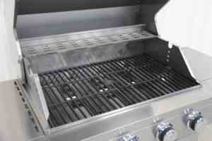 Gril à gaz autoportant à 4 brûleurs en acier inoxydable avec brûleur latéral et armoire pour <span class=keywords><strong>barbecue</strong></span> et cuisine en plein air - Product Image 4