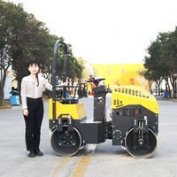 Compacteur hydraulique à haute efficacité, rouleau vibratoire pour routes, mini-rouleau compresseur de 3 tonnes à vendre