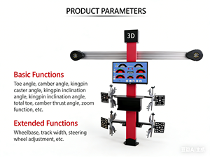 Machine d'alignement des roues haute précision 3D, équipement de diagnostic pour la correction des déviations de l'usure des pneus et du châssis de <span class=keywords><strong>voiture</strong></span> - Product Image 3