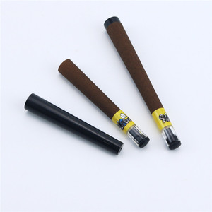 Tubes cylindriques en papier brun écologiques avec embouts filtrants et bouchons transparents - Product Image 4