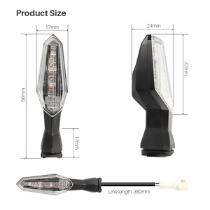 Clignotant LED intégré pour moto Kawasaki Ninja H2 Z1000 <span class=keywords><strong>Z900</strong></span> <span class=keywords><strong>Z800</strong></span> - Product Image 6