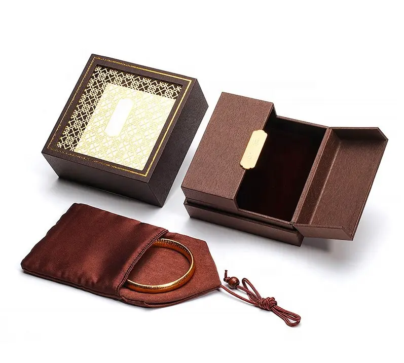 Dongguan Factory Personalize Double Open Leatherette Jewelry Box and Pouch